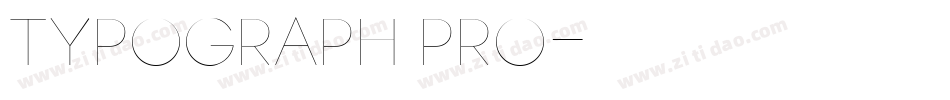 TYPOGRAPH PRO字体转换
